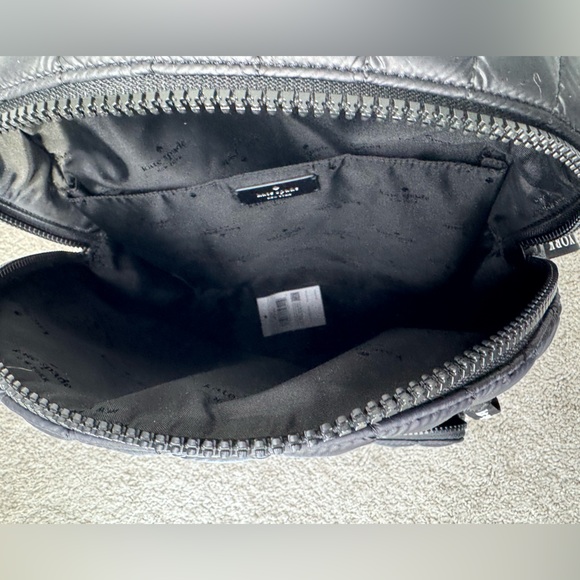 Kate Spade NY Camden Quilted Large Black Nylon Backpack Laptop Sleeve KH404 - Picture 7 of 7